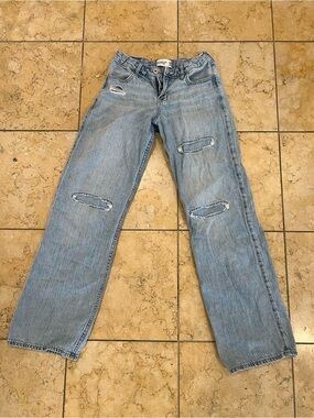 Girls Abercrombie & Fitch Light Blue Denim Jeans